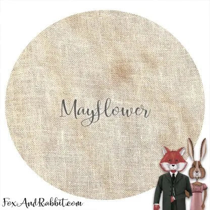 16 Count Aida - Stitcher's Half - "Mayflower" by Fox & Rabbit