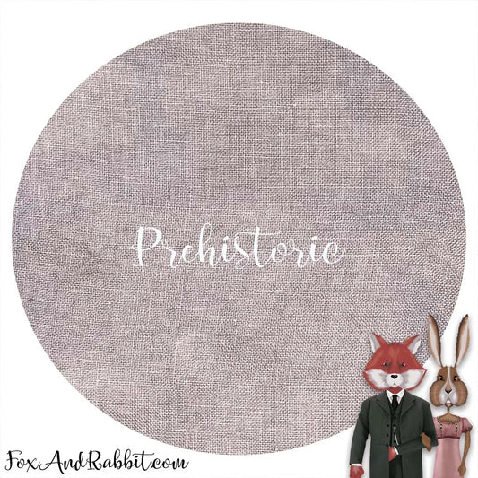 40 Count Linen - Stitcher's Half - "Prehistoric" by Fox & Rabbit