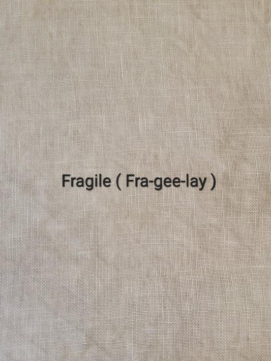 36 Count Linen - Stitcher's Quarter - "Fra-gee-lay" by Needle & Flax