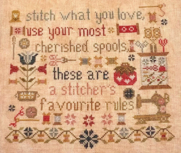 A Stitcher's Rules by Pansy Patch