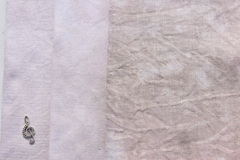 14 Count Aida - Stitcher's Half - "Gingerbread Latte" by Grace Notes Fabrics