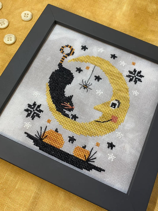 PREORDER - Halloween Moon by Stitches by Ethel