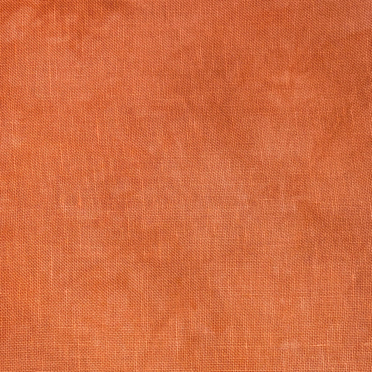 32 Count Linen, Stitcher's Quarter - "Harvest Pumpkin" by Fabrics by Stephanie