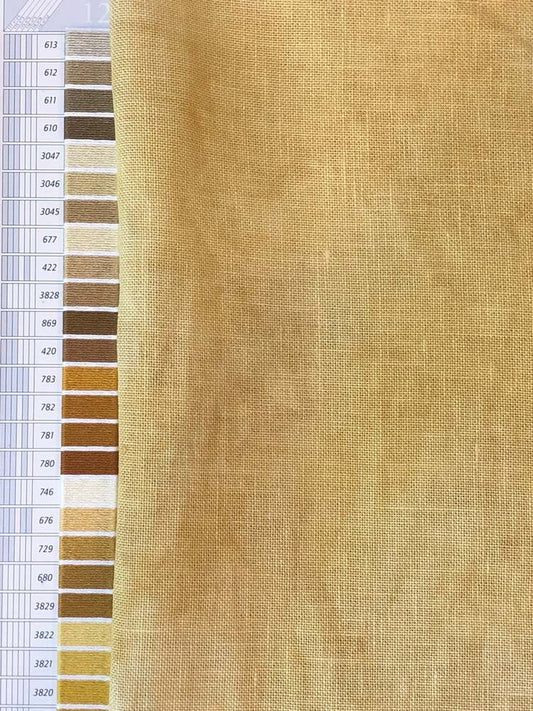 36 Count Linen - Stitcher's Eighth - "Honey Whiskey" by Dames of the Needle