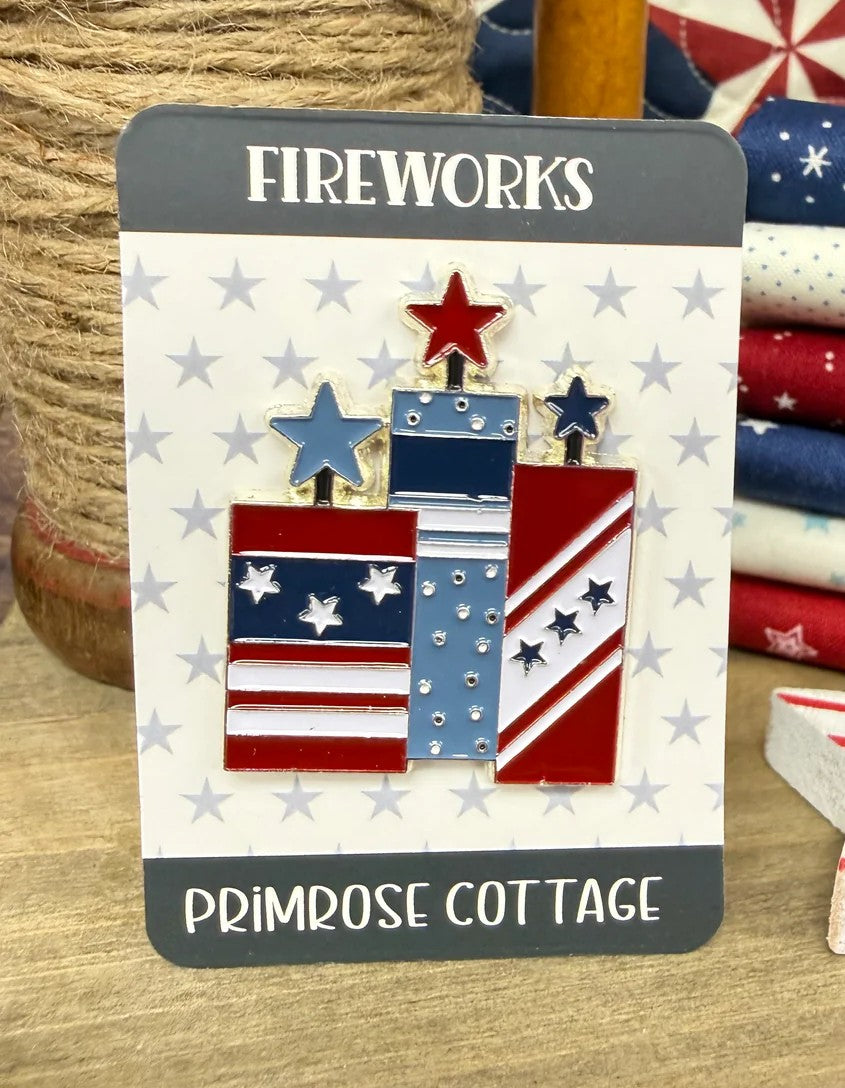 Fireworks Needle Minder by Primrose Cottage