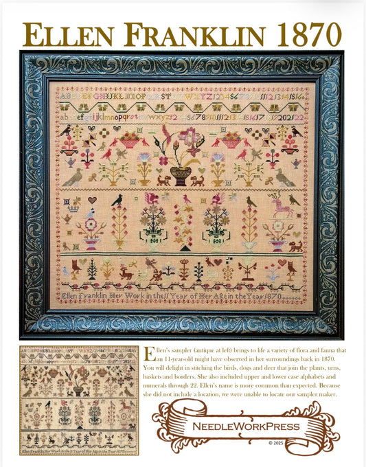 Ellen Franklin 1870 by NeedleWorkPress