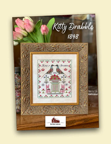 Kitty Drabble by Red Barn Samplers