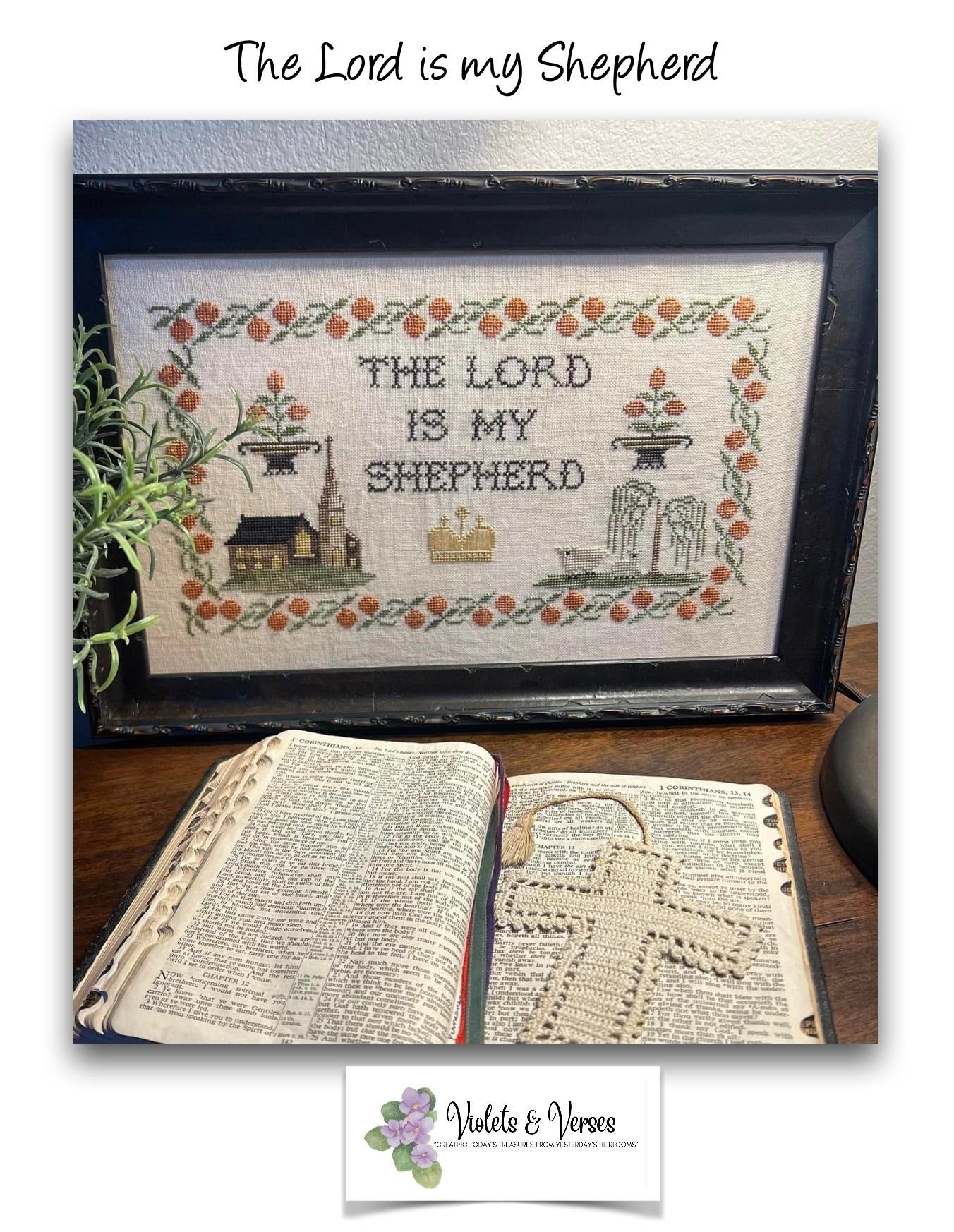 The Lord is My Shepherd by Violets & Verses