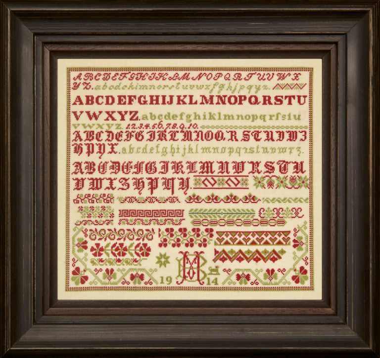 Threads of Christmas Past MB 1914 by Hands Across the Seas Sampler