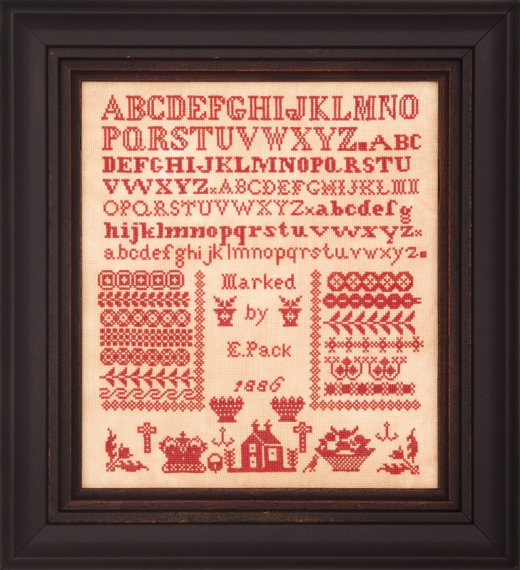 Emma Pack 1886, A Bristol Orphanage Sampler #08 by Hands Across the Sea Samplers