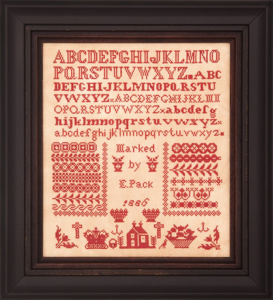 Emma Pack 1886, A Bristol Orphanage Sampler #08 by Hands Across the Sea Samplers