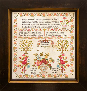 Magdalena Outhwaite 1833 by Hands Across the Sea Samplers