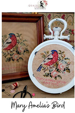 Mary Amelia's Bird by Quaint Rose Needle Arts