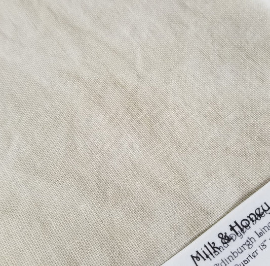 36 Count Linen - Stitcher's Quarter - "Milk & Honey" by Fiber on a Whim