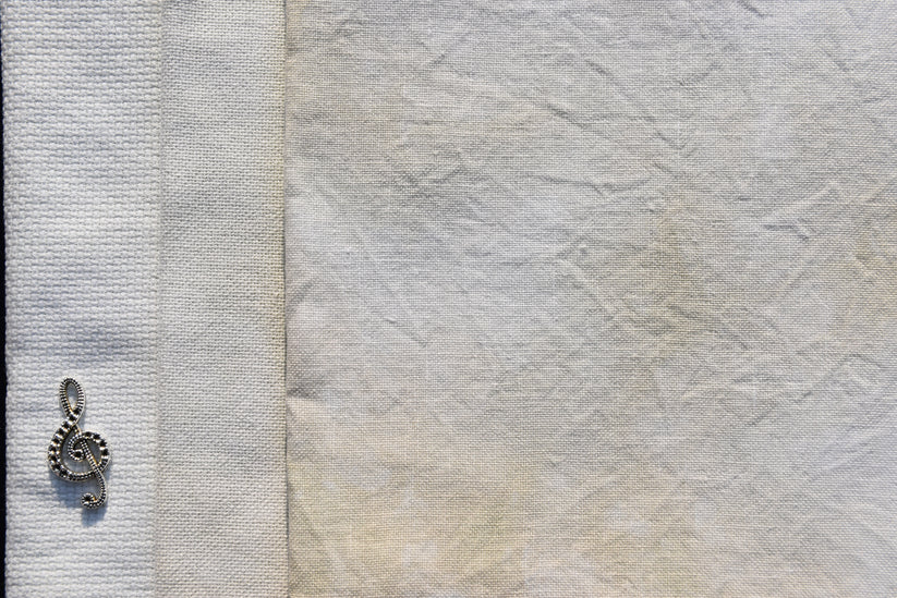 14 Count Aida - Stitcher's Quarter - "Mint Matcha" by Grace Notes Fabrics