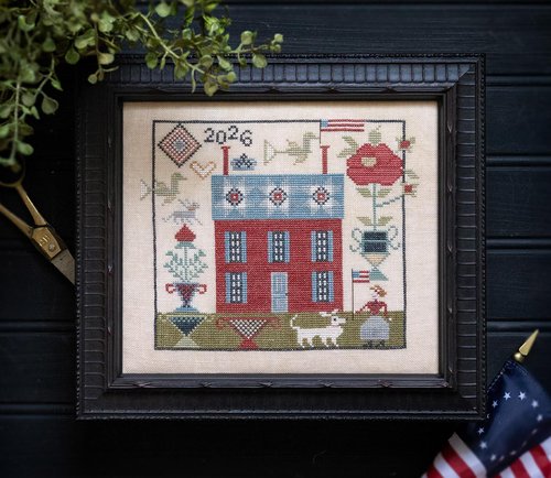 Miss Pilkington's Cottage by Plum Street Samplers