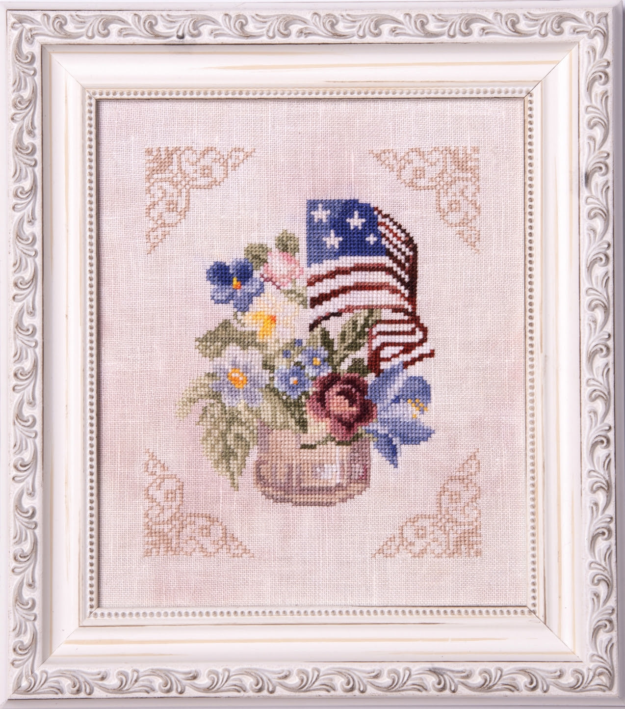 Patriotic Bouquet by Samplers and Primitives