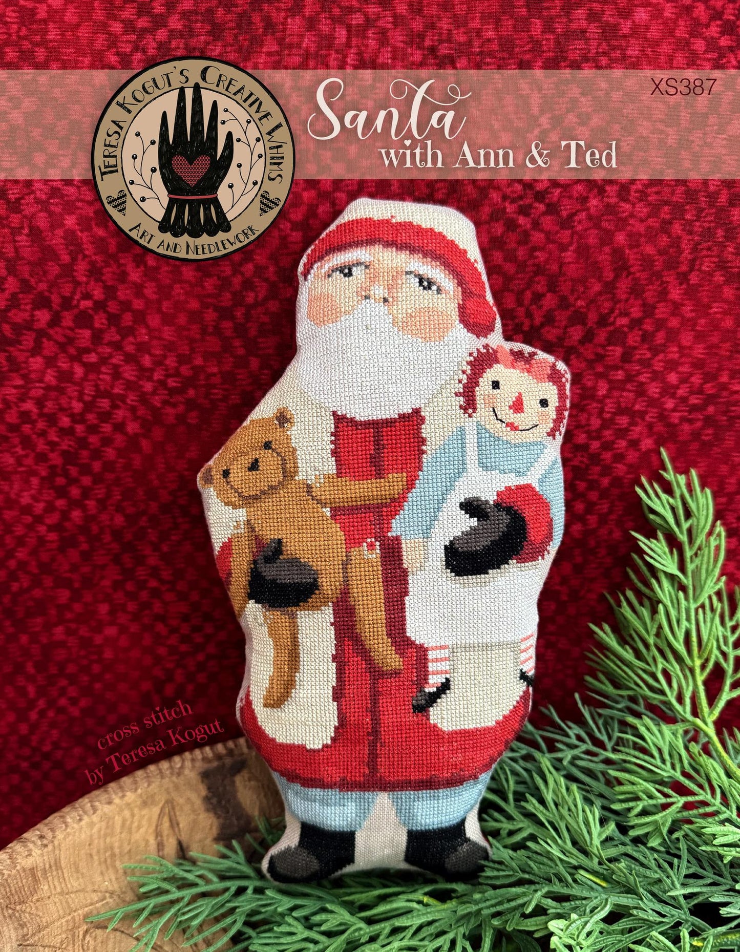 Santa with Ann and Ted by Teresa Kogut