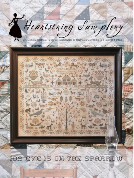 His Eye is on the Sparrow by Heartstring Samplery (Book)