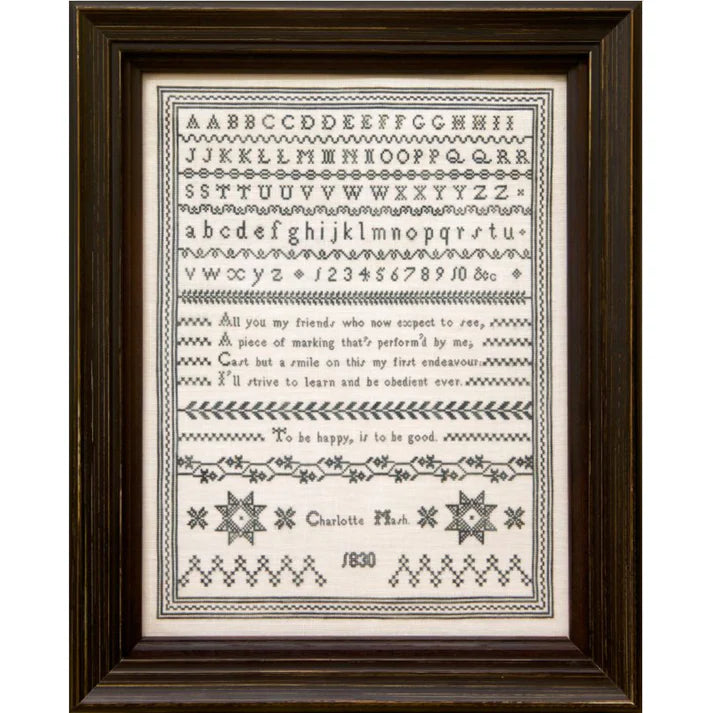 Charlotte Mash 1830 by Hands Across the Seas Samplers