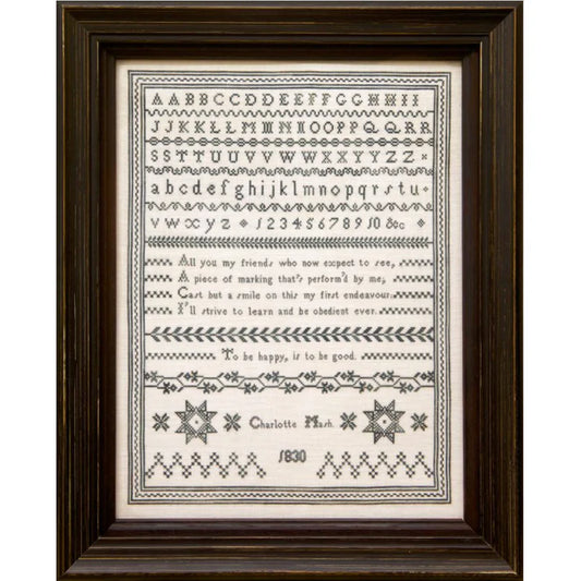 Charlotte Mash 1830 by Hands Across the Seas Samplers