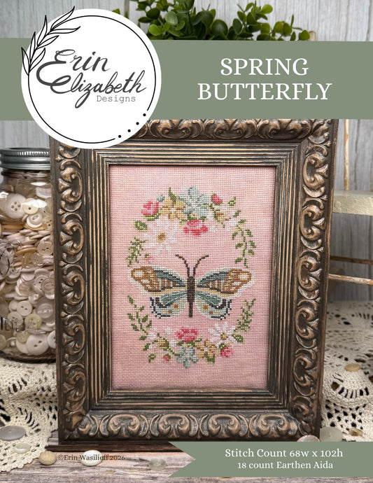 Spring Butterfly by Erin Elizabeth Designs