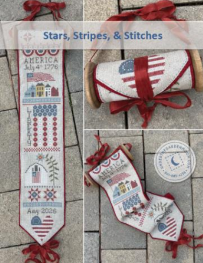 Stars, Stripes & Stitches by Under the Garden Moon