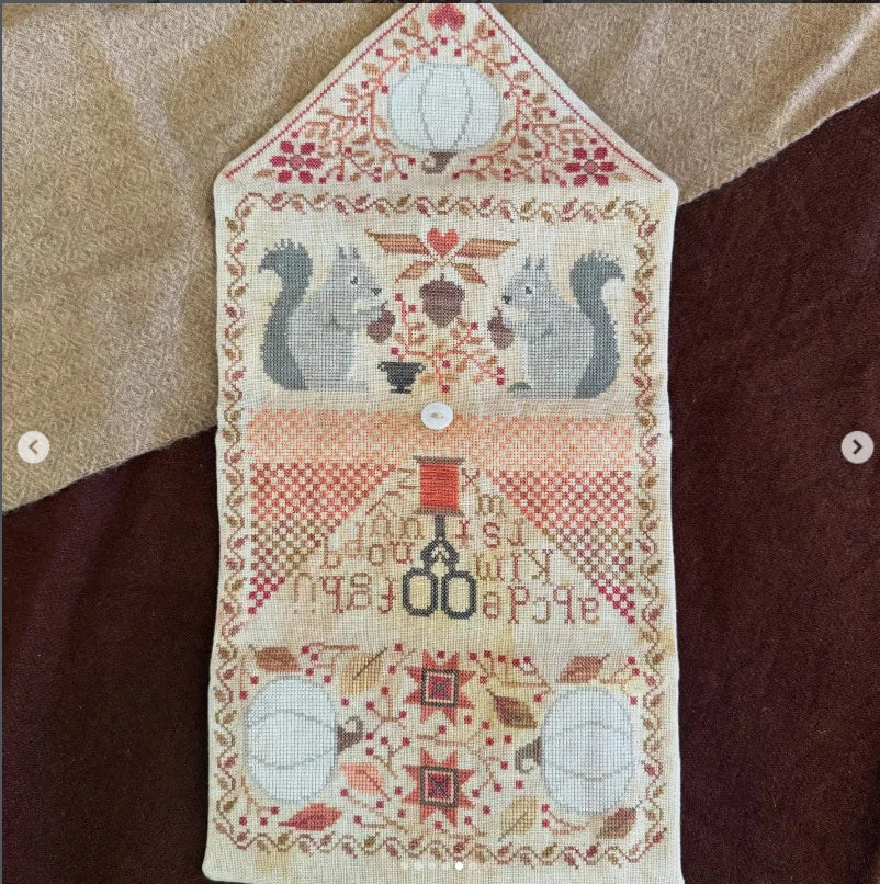 Autumnal Sewing Roll by Teresa Kogut