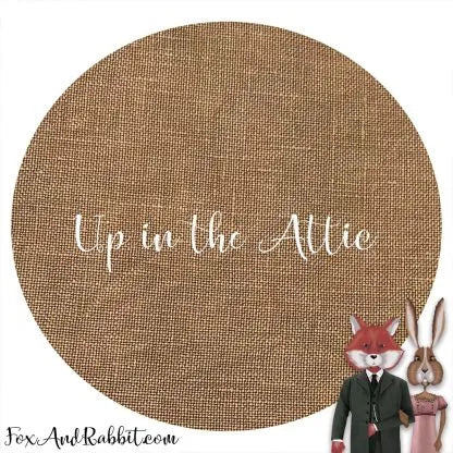16 Count Aida - Stitcher's Quarter - "Up in the Attic" by Fox & Rabbit