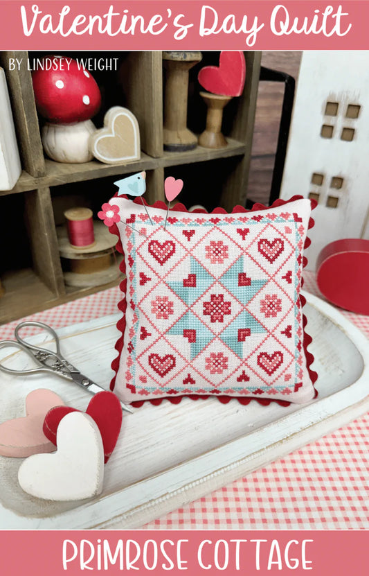 Valentine's Day Quilt by Primrose Cottage