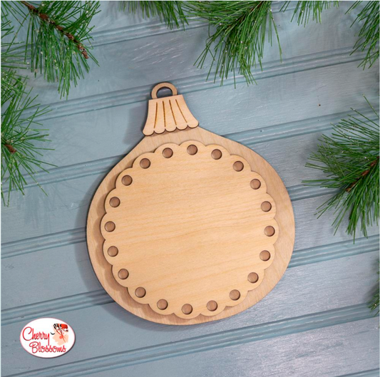 PREORDER - Vintage Ornament Backer by Cherry Blossom