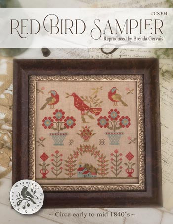 Red Bird Sampler by With Thy Needle & Thread
