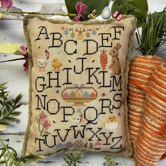 Easter Alphabet Sampler by Puntini Puntini