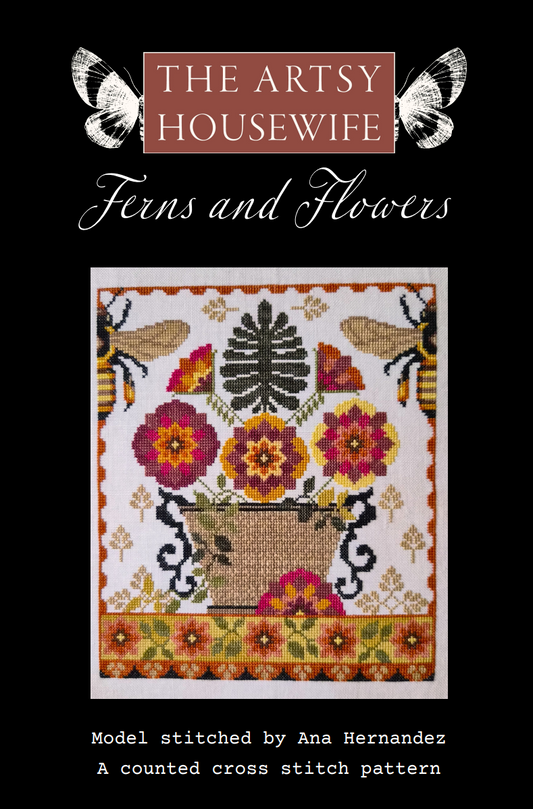 Ferns and Flowers by The Artsy Housewife