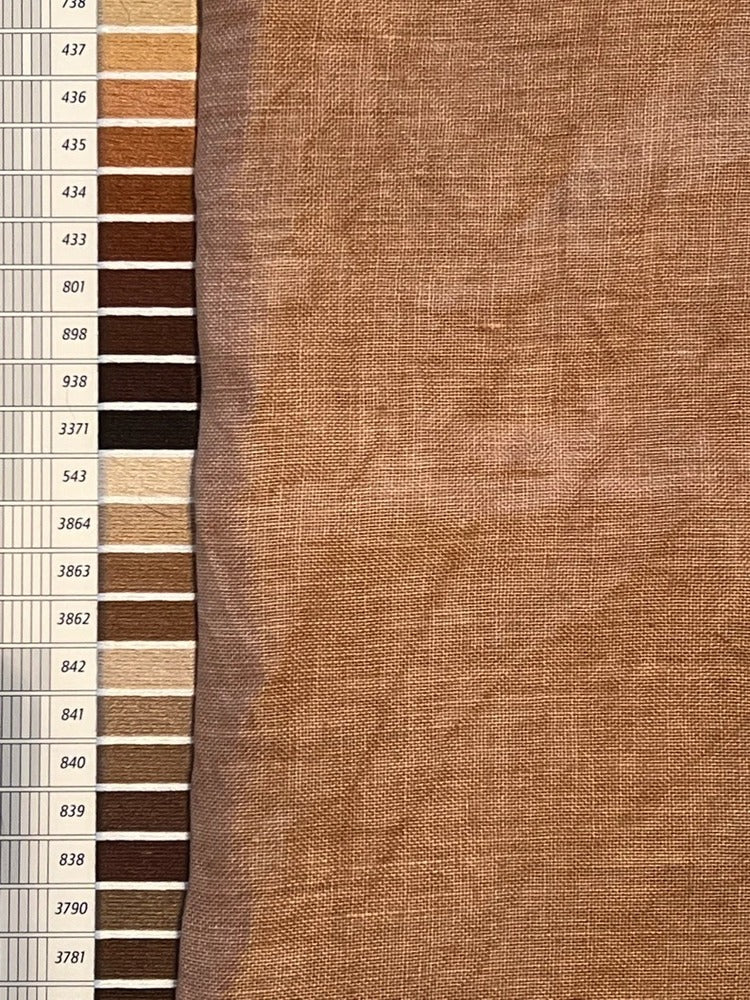 14 Count Aida - Quarter - "Southern Pecan" by Dames of the Needle