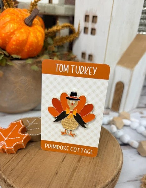 Tom Turkey Needle Minder by Primrose Cottage
