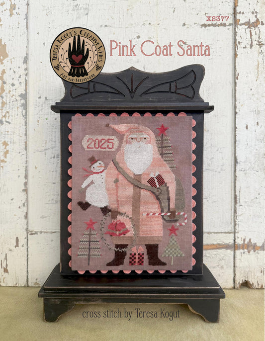 Pink Coat Santa by Teresa Kogut