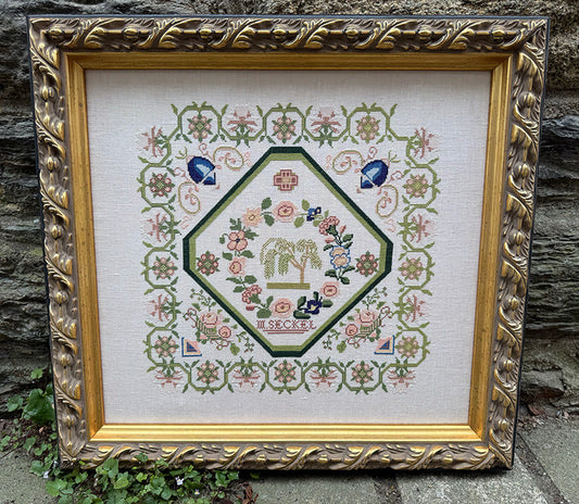 M. Seckel - Antique Sampler Reproduction by Jan Hicks Creates