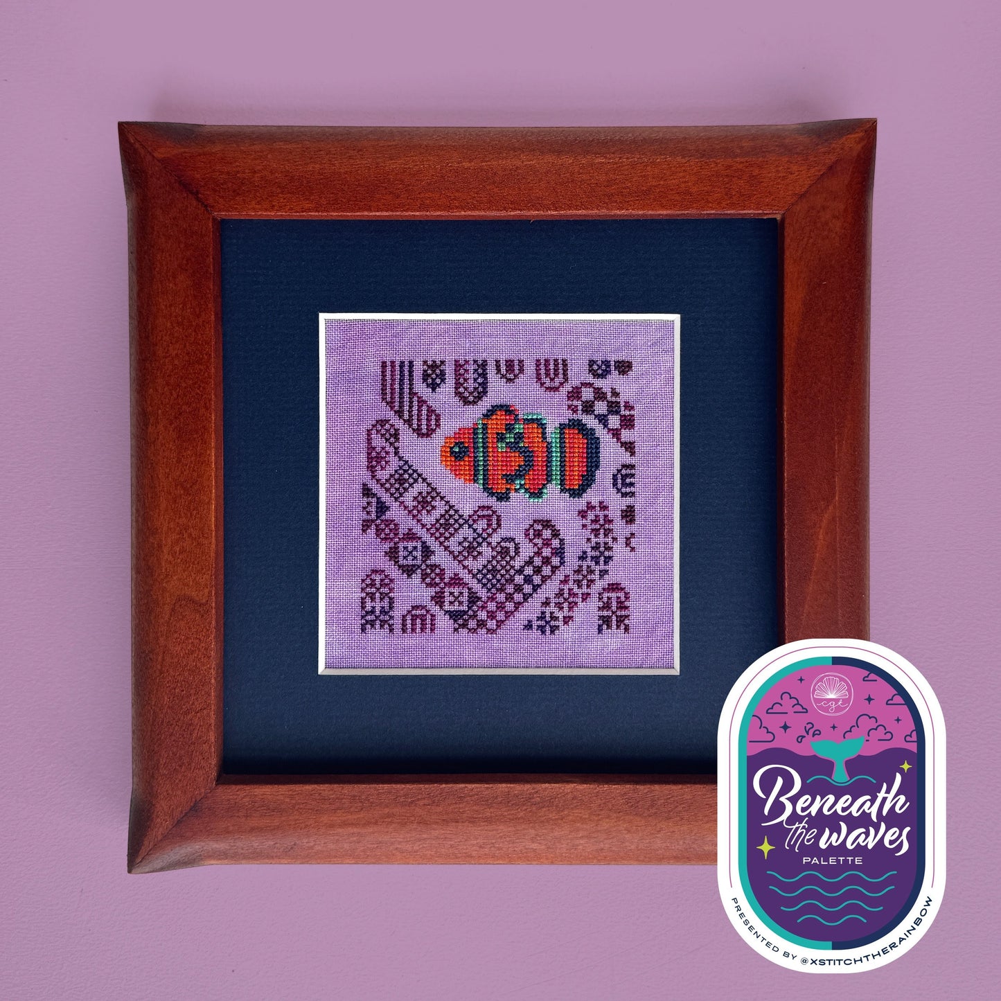 Anemone - xStitch the Rainbow Pattern by JEDxStitch