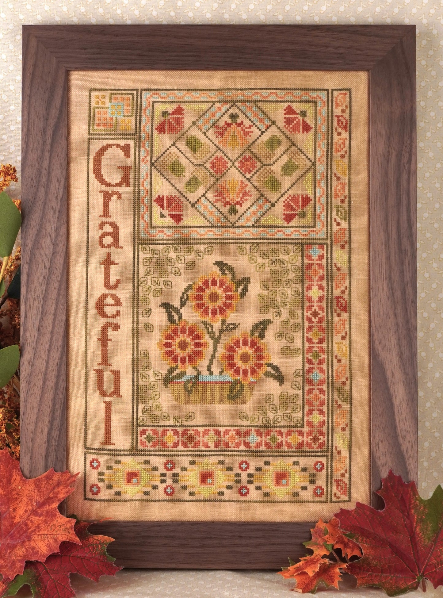Grateful by Wildflower Stitching