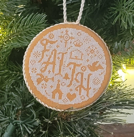 Faith Bauble by Wildflower Stitching