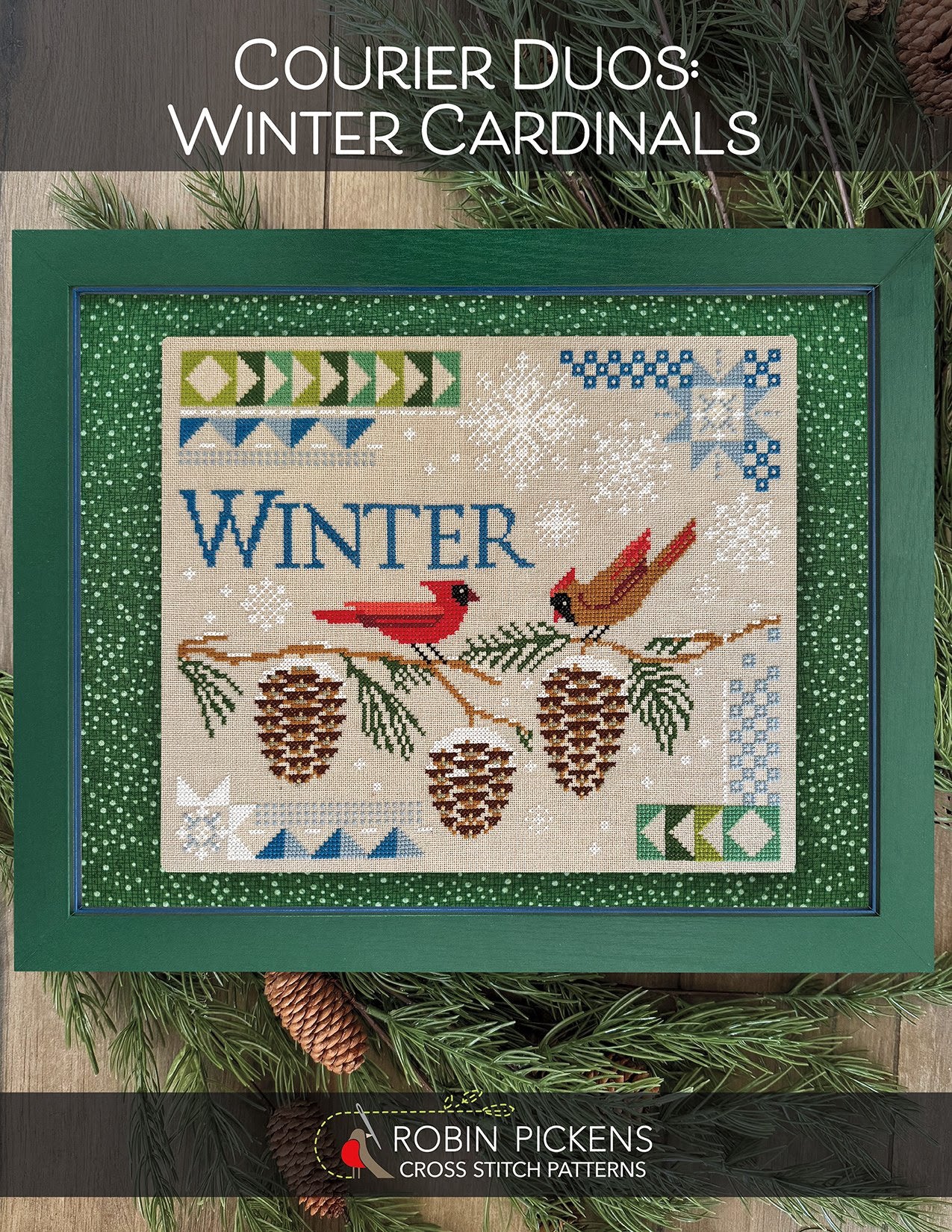 Courier Duos - Winter Cardinals by Robin Pickens