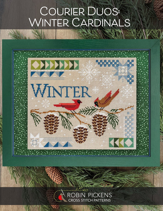 Courier Duos - Winter Cardinals by Robin Pickens