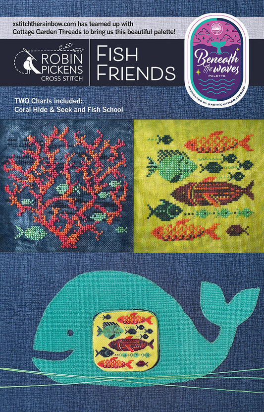 Fish Friends, xStitch the Rainbow Pattern by Robin Pickens