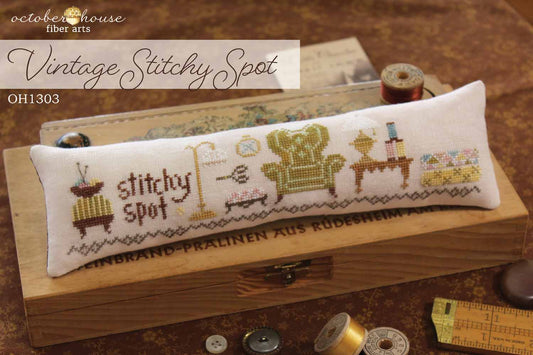 Vintage Stitchy Spot by October House Fiber Arts