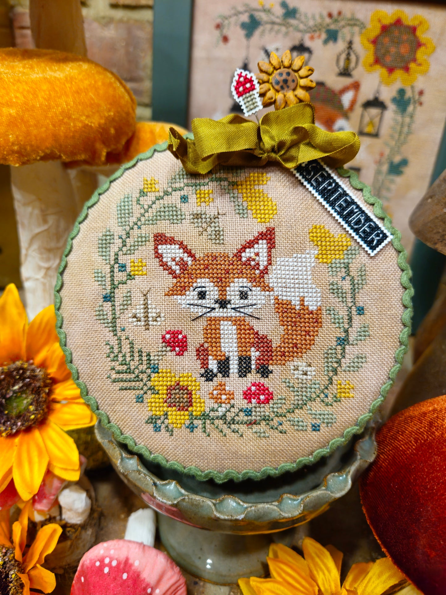 Pin Drum Shorties #9 by Quaint Rose Needlearts - PREORDER