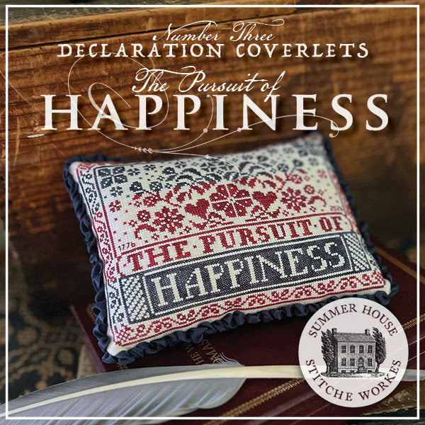 Declaration Coverlets "The Pursuit of Happiness" by Summer House Stitche Workes
