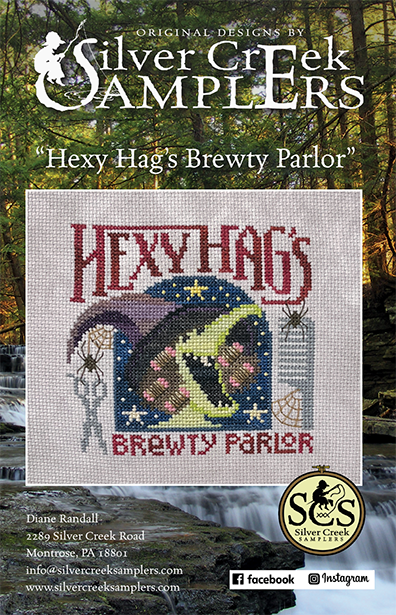 Hexy Hag’s Brewty Parlor by Silver Creek Samplers - PREORDER