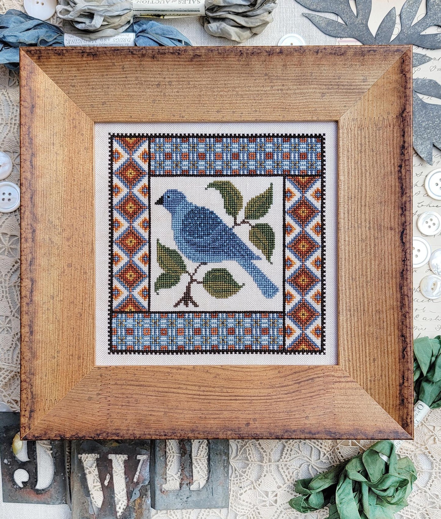 Plaid Bird by Hello from Liz Mathews - PREORDER