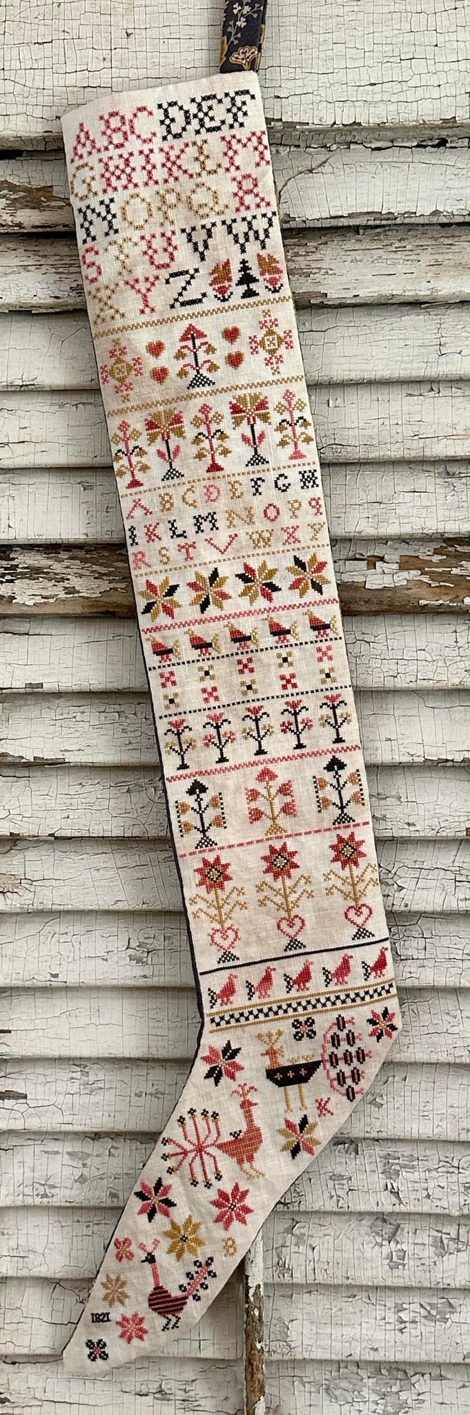 A Pennsylvania-German Stocking by Kathy Barrick - PREORDER
